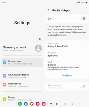 Select Configure