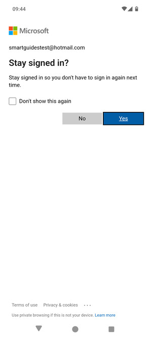 Select your preferred option