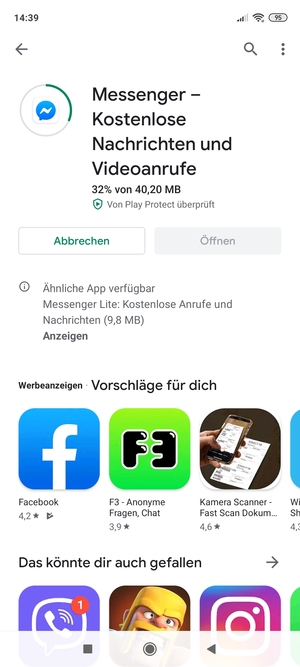 Warten Sie, bis der Installationsprozess  beendet ist