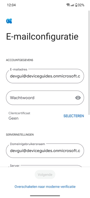 Voer uw wachtwoord in