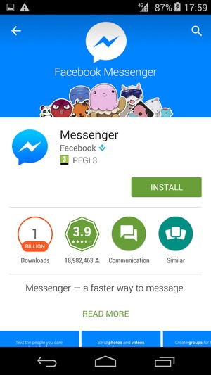 Select INSTALL