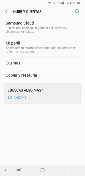 Seleccione Copiar y restaurar