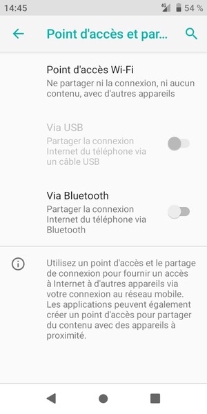 Sélectionnez Point d'accès Wi-Fi