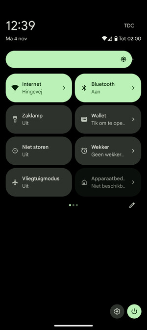 Selecteer Internet