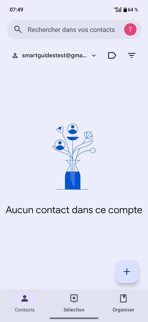 Sélectionnez Organiser