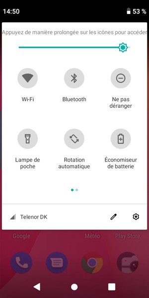 Régler la luminosité au niveau souhaité