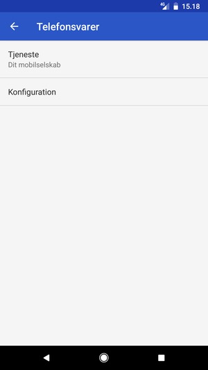 Vælg Konfiguration