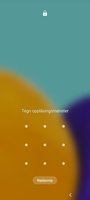 Telefonen din er nå sikret med en skjermlås