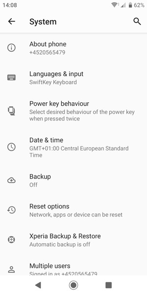 Select Backup