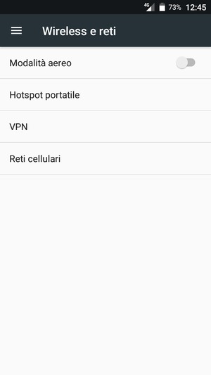 Seleziona Reti cellulari