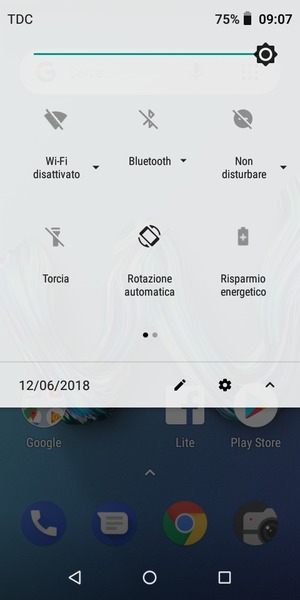 Regola la luminosità al livello desiderato