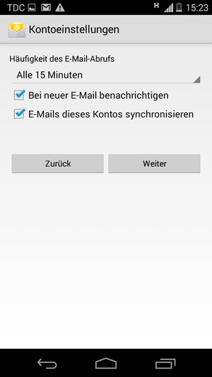 Wählen Sie Weiter