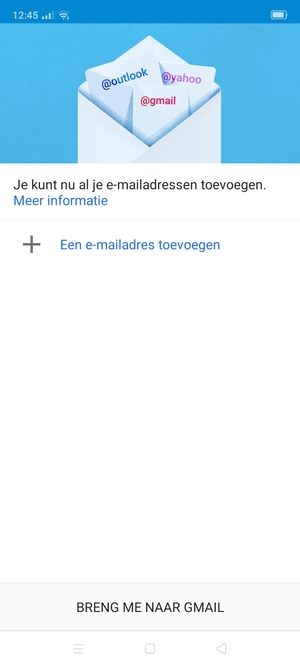 Selecteer Een e-mailadres toevoegen