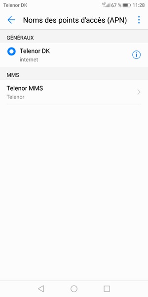 Votre téléphone est maintenant configuré pour les MMS
