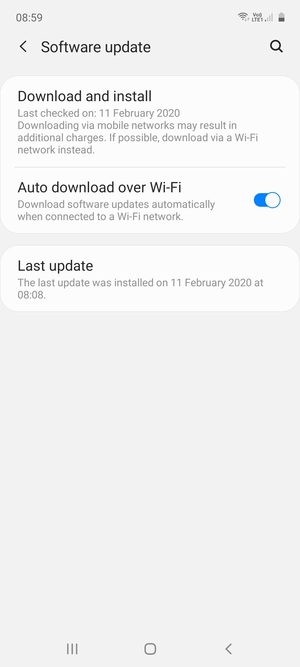 Select Download and install