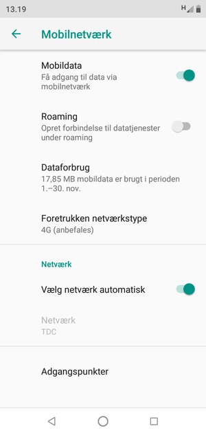 Vælg Adgangspunkter