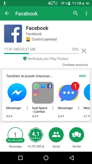 Espere a que el proceso de instalación finalice