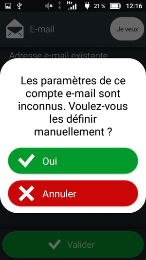 Sélectionnez Oui