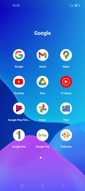 Vælg Gmail