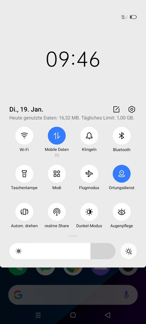 Schalten Sie Ortungsdienst aus