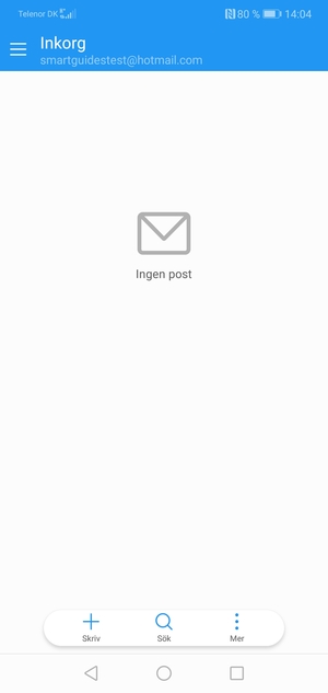 Din Hotmail är klar att användas