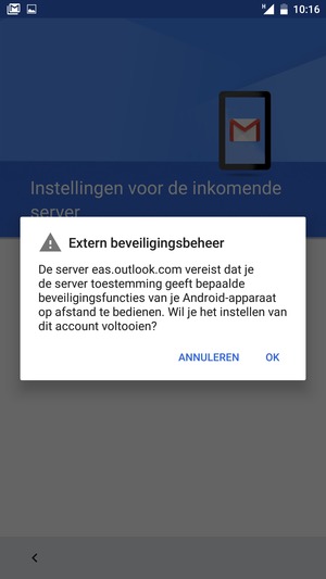 Selecteer OK