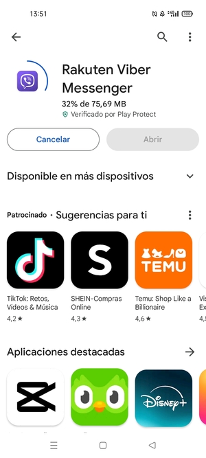 Espere a que el proceso de instalación finalice