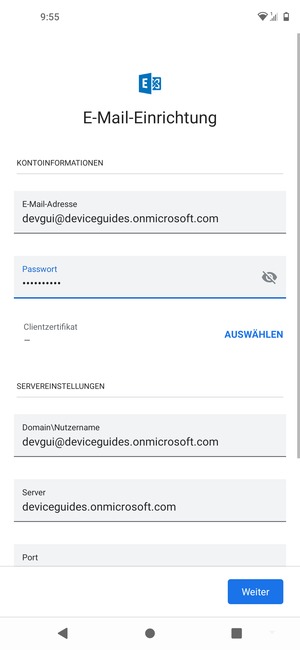 Geben Sie Ihre Passwort ein