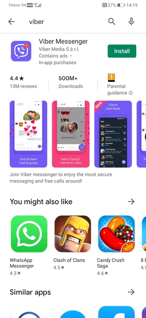 Select the app