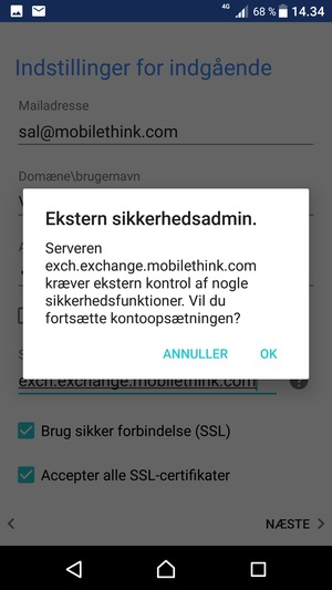 Vælg OK