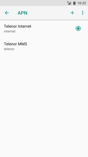 Telefonen din er konfigurert til MMS
