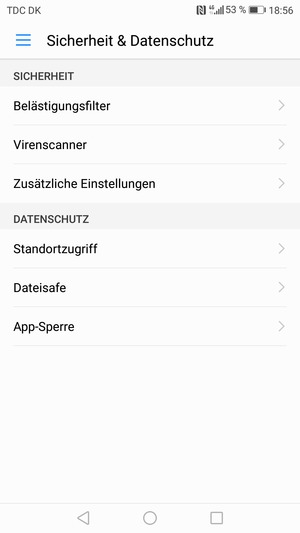 Wählen Sie Zusätzliche Einstellungen