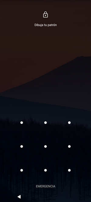 El teléfono ha sido asegurado con un bloqueo de pantalla