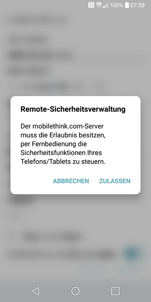 Wählen ZULASSEN