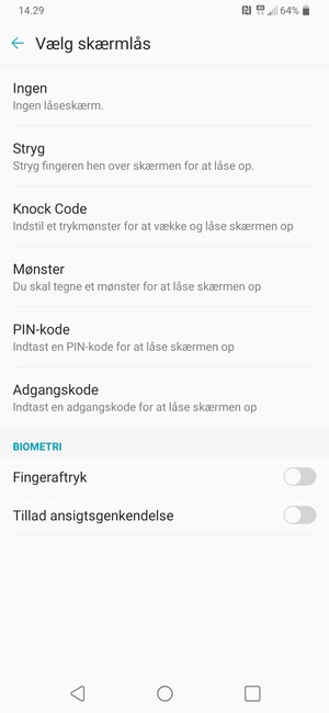 Vælg Mønster