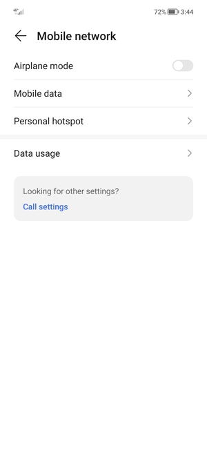 Select Mobile data