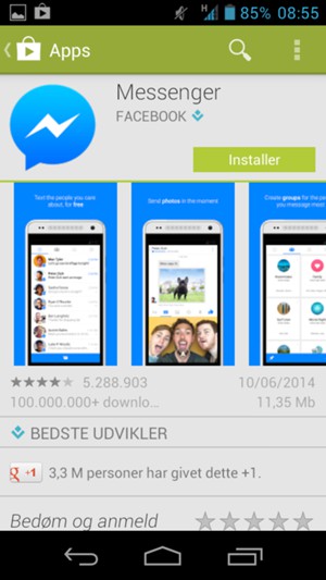 Vælg lnstaller