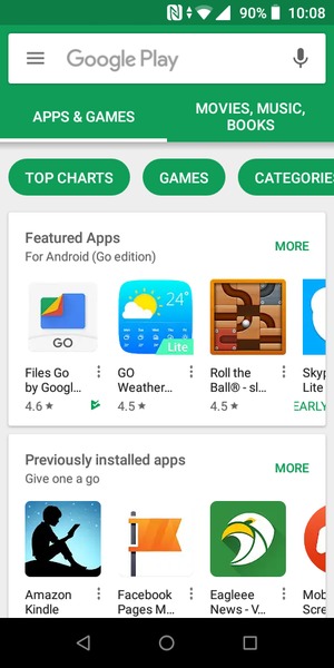 Select the Search bar