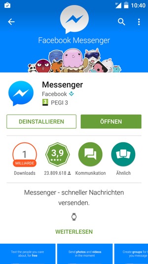 Wählen Sie ÖFFNEN