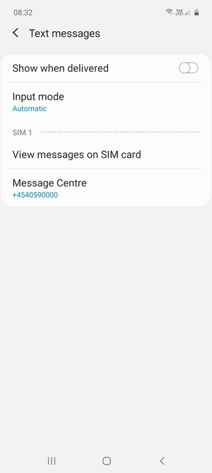 Select Message Centre