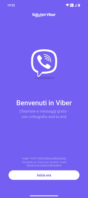 L'app è pronta per l'uso