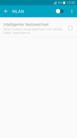 Schalten Sie WLAN ein