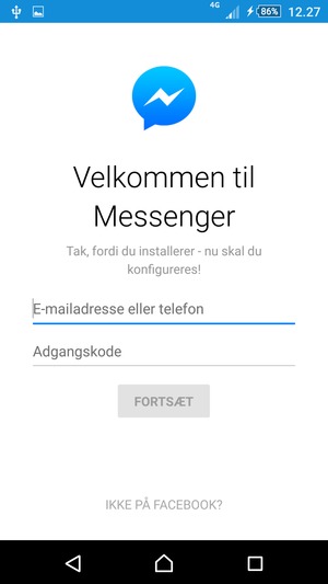 Din app er klar til brug