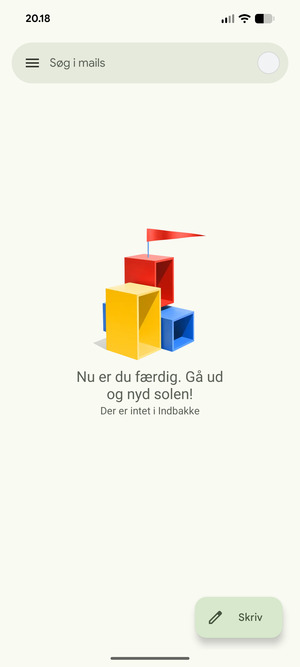 Din Hotmail er klar til brug