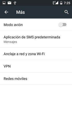Seleccione Redes móviles