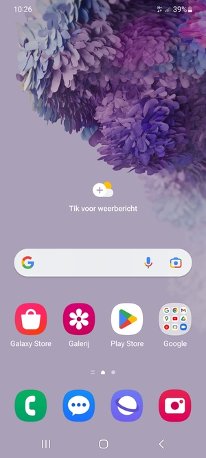 Selecteer Google
