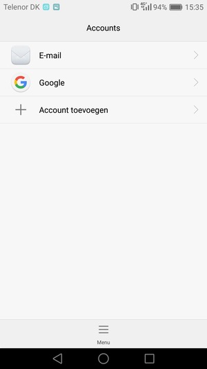 Selecteer Google