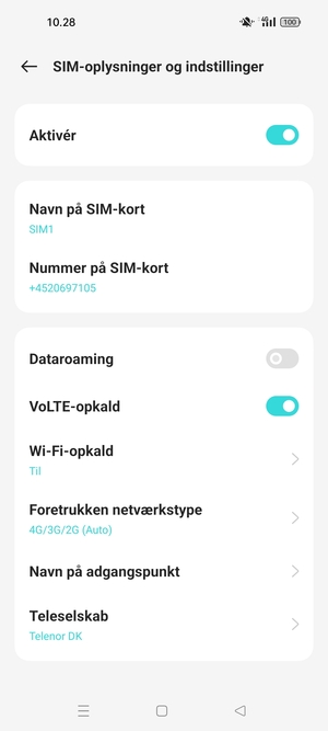 Vælg Navn på adgangspunkt