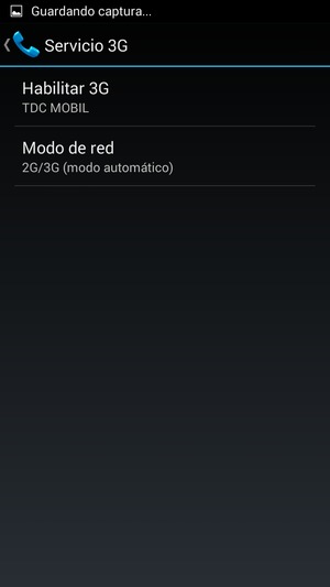 Seleccione Modo de red