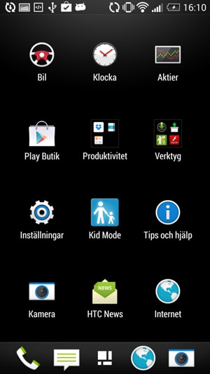 Välj Inställningar